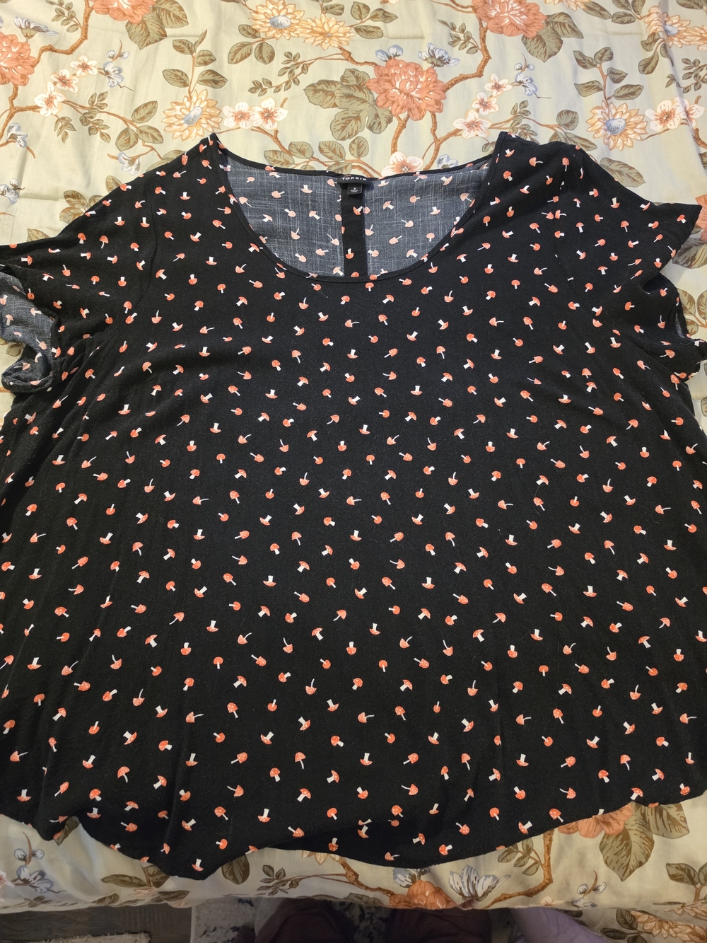 GUC Torrid 3x Mushroom Blouse Shirt